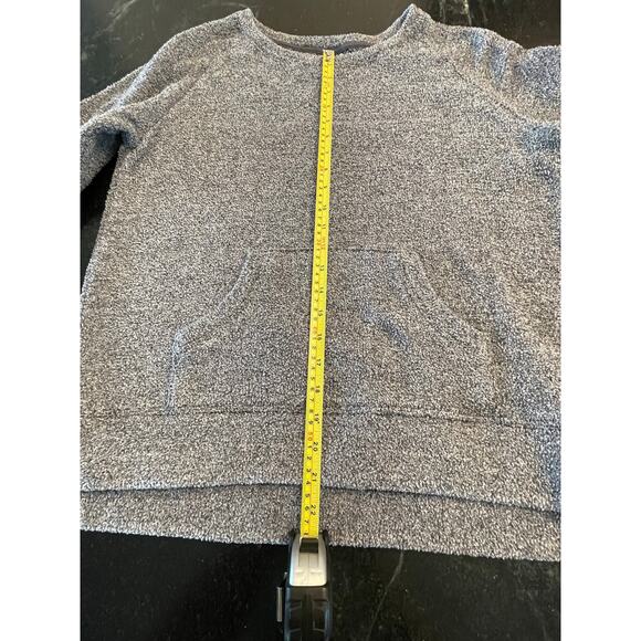 Secret Treasures Ladies gray cozy pajama sweatshirt top L - Picture 7 of 9